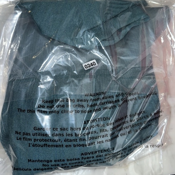 Eileen Fisher 100% Merino Wool Forest Green Open Front Cardigan Sz Petite Medium - Picture 11 of 11